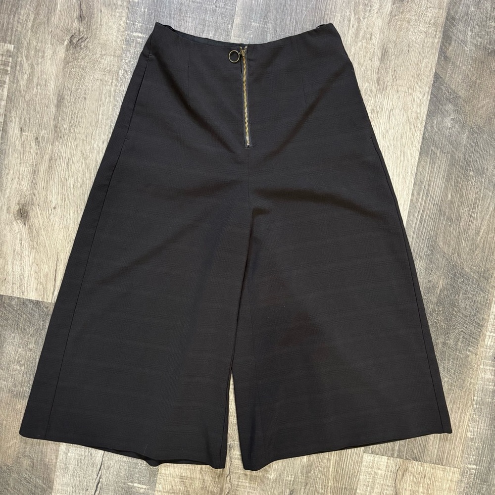 GU-Women’s high-waisted, Wide-Leg Culottes, EUC